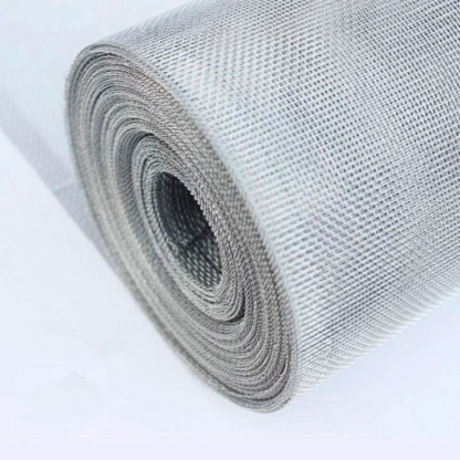 Сетка алюминиевая просечно-вытяжная с черной с мелкой ячейкой в рулонах 2х20х20 мм в&nbsp;Красноярске

